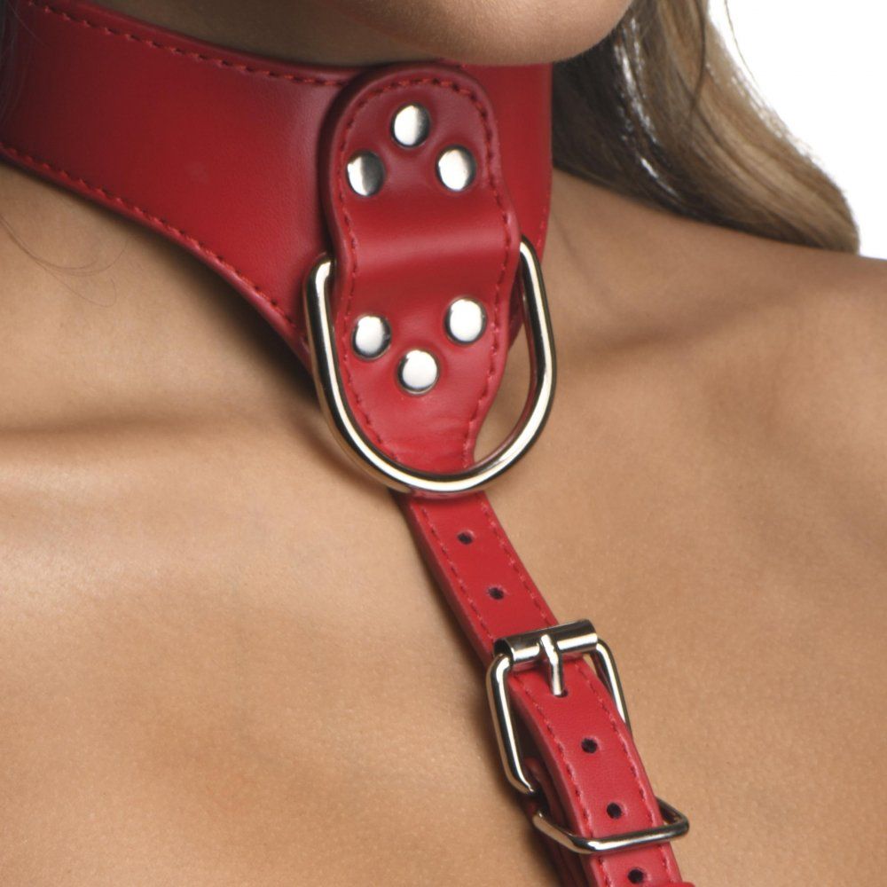 Female Chest Harnas - Rood