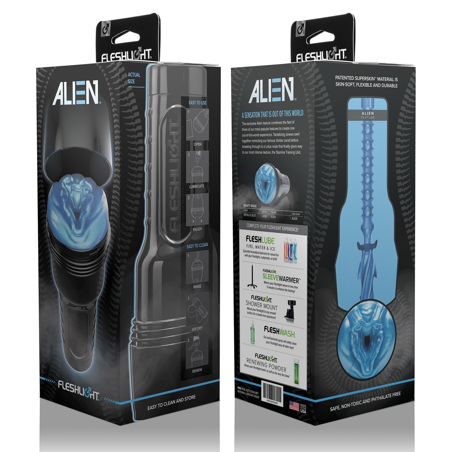 Fleshlight - Alien - Blauw