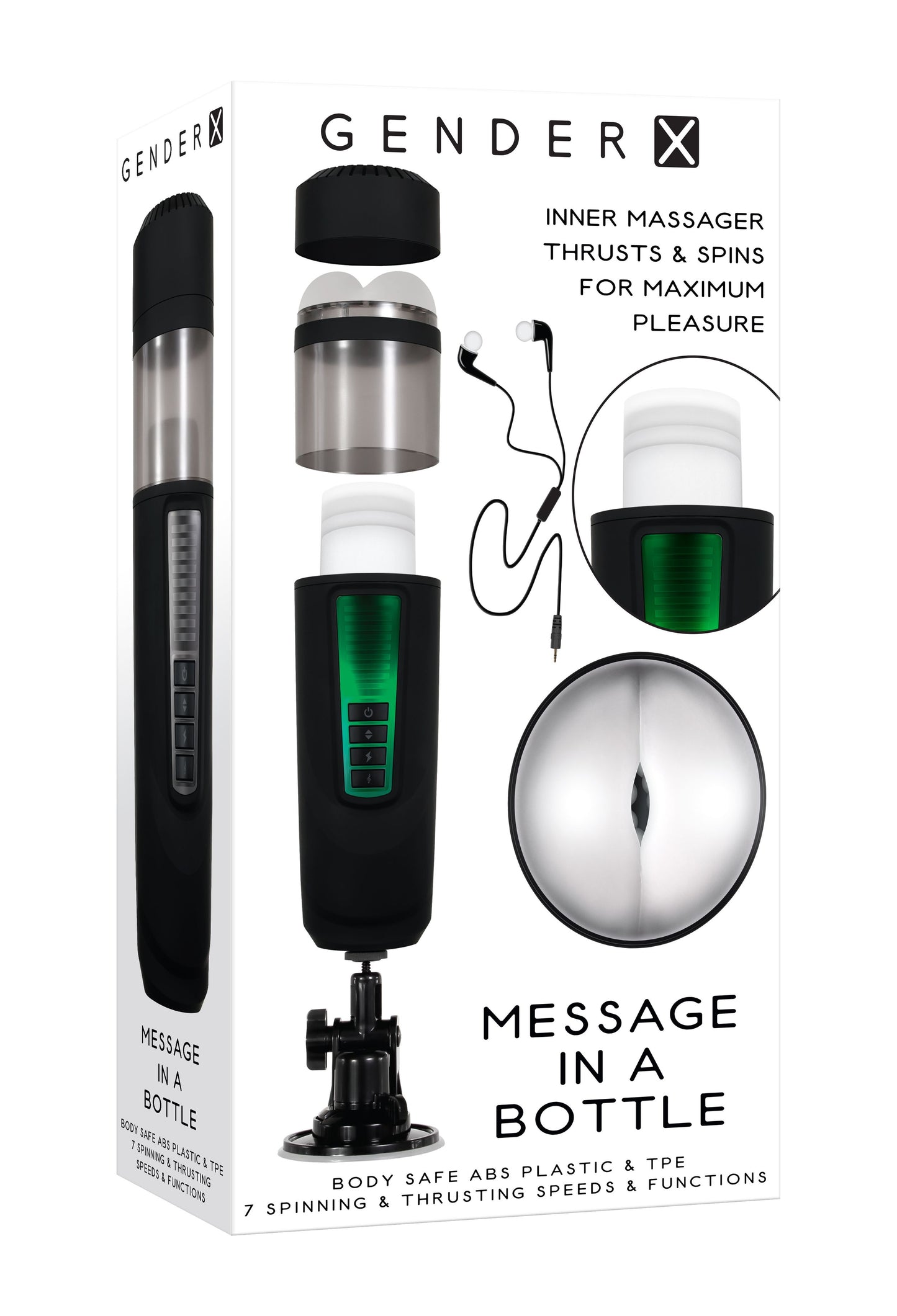 Evolved - Message in a Bottle Masturbator - Zwart
