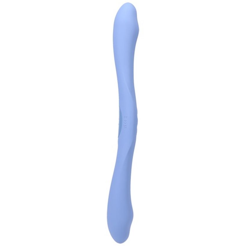 Doc Johnson - Dubbele Vibrator met Afstandsbediening - Blauw