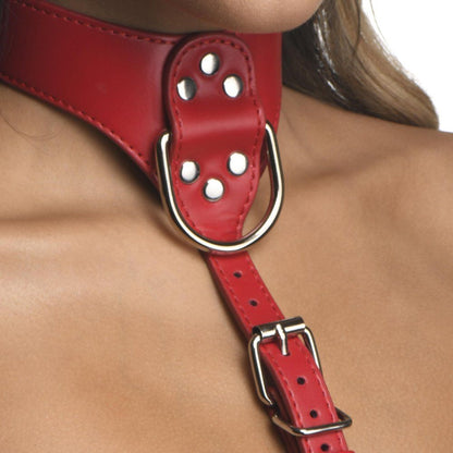 Female Chest Harnas - Rood