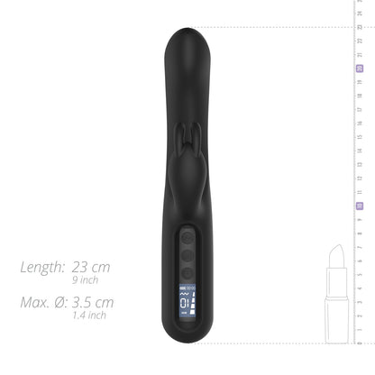 BLAQ - Digitale Rabbit Vibrator - Zwart