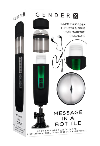 Evolved - Message in a Bottle Masturbator - Zwart