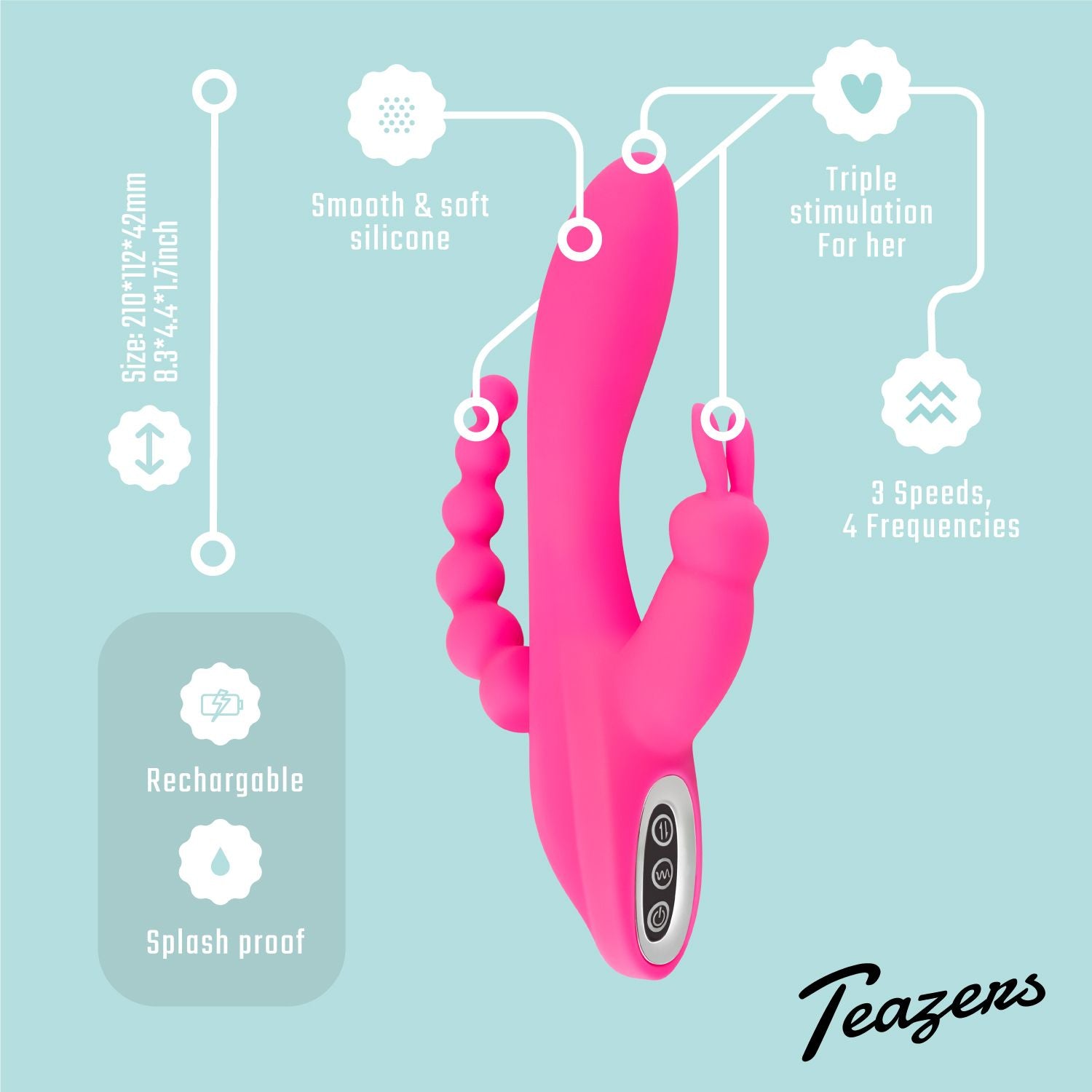 Dubbele Rabbit Vibrator
