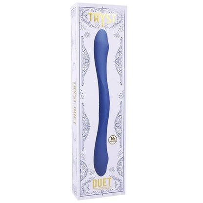 Doc Johnson - Dubbele Vibrator met Afstandsbediening - Blauw